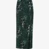 Whistles Night Cat Animal-print Stretch-mesh Midi Skirt -Closet By She R04082101 MULTICOLOURED M