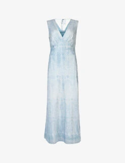 AllSaints Karlina Estrella Floral-print Woven Maxi Dress