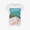 AllSaints Roni Grace Graphic-print Cotton T-shirt -Closet By She R04085126 OPTICWHITE M