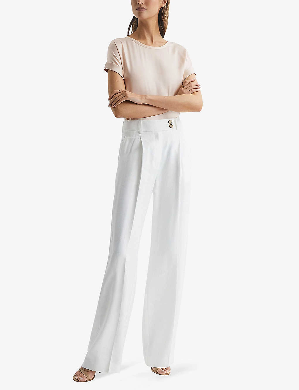 Reiss Helen Relaxed-fit Stretch-silk T-shirt 4 Reiss Helen Relaxed-fit Stretch-silk T-shirt - Image 2