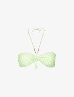 Melissa Odabash Canary Geometric-print Bikini Top