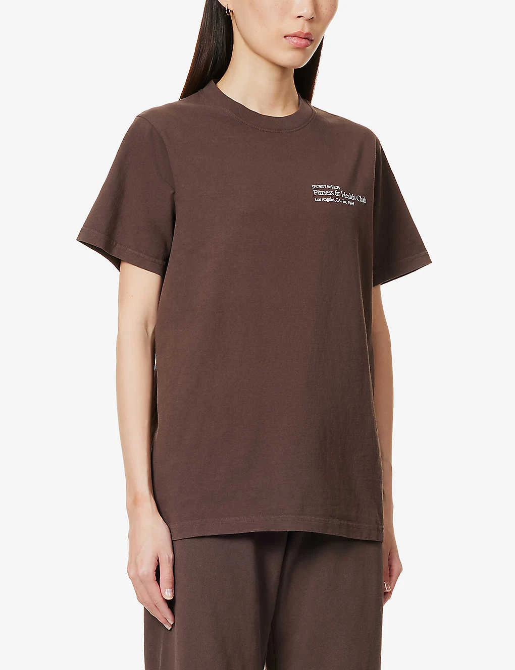 Fitness & Health Club Logo-embellished Cotton-jersey T-shirt 5 Fitness & Health Club Logo-embellished Cotton-jersey T-shirt - Image 3