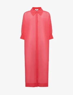 Reiss Ava Sheer Chiffon Kaftan