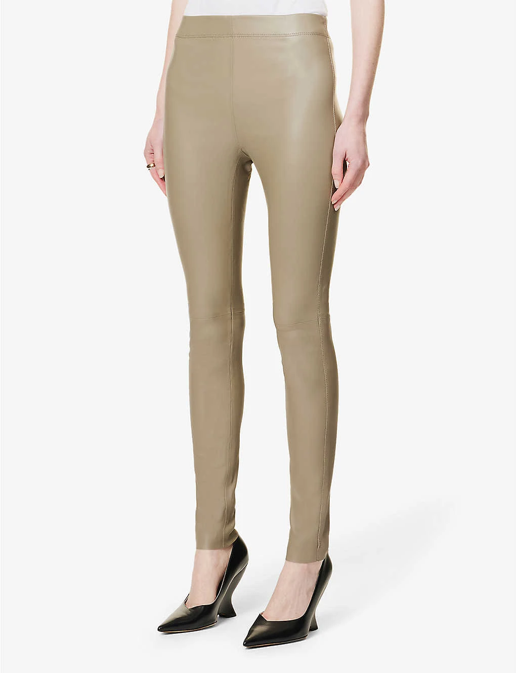Joseph Skinny High-rise Leather Trousers 5 Joseph Skinny High-rise Leather Trousers - Image 3