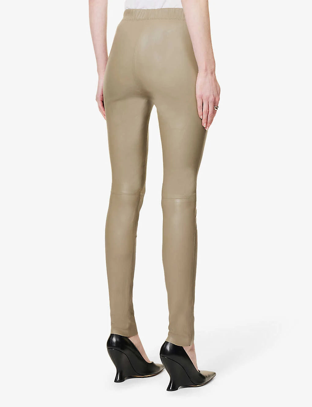 Joseph Skinny High-rise Leather Trousers 6 Joseph Skinny High-rise Leather Trousers - Image 4