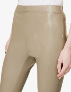 Joseph Skinny High-rise Leather Trousers 11 Joseph Skinny High-rise Leather Trousers -Closet By She R04095172 PEWTER ALT04