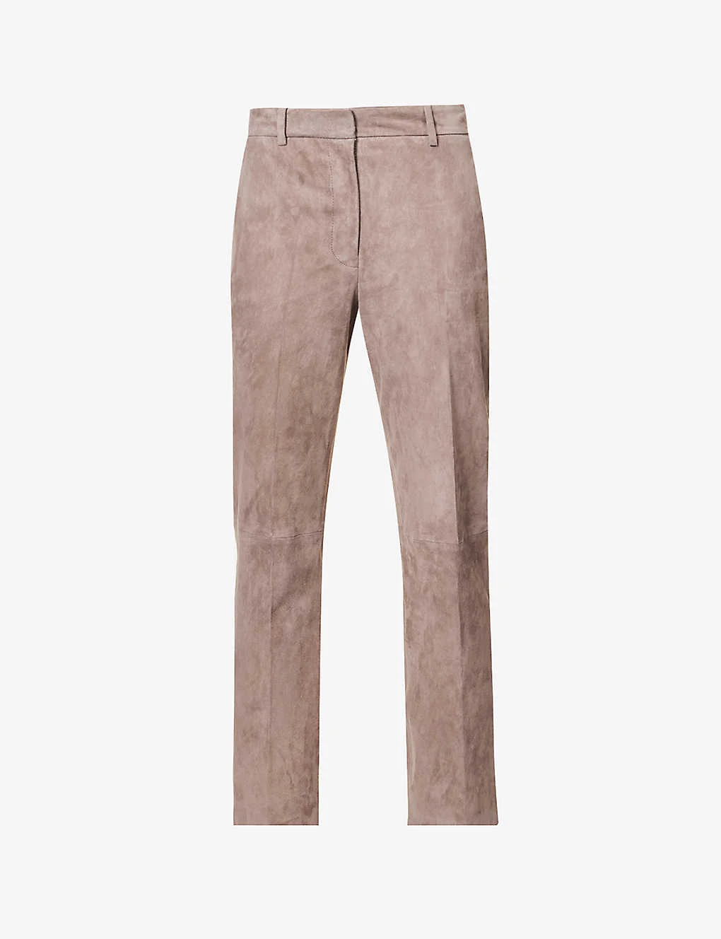 Joseph Coleman Straight-leg High-rise Suede Trousers 3 Joseph Coleman Straight-leg High-rise Suede Trousers