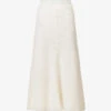 Joseph Egyptian Ribbed-cotton Midi Skirt -Closet By She R04095431 IVORY M