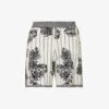 Joseph Floral-pattern Split-hem Knitted Shorts -Closet By She R04095458 BLACKCOMBO M