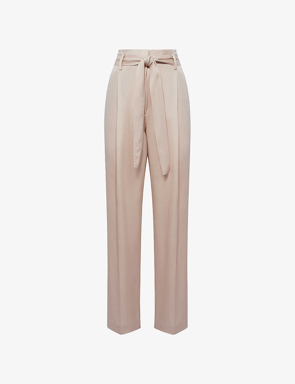 Reiss Mylie Belted Tapered-leg Woven Trousers 3 Reiss Mylie Belted Tapered-leg Woven Trousers