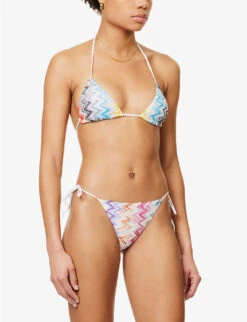 Missoni Spacedyed Chevron-knit Bikini -Closet By She R04100186 KRG009ORESORTMULTICOL ALT02