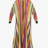 Missoni Zig Zag-print Semi-sheer Stretch-woven Kaftan -Closet By She R04100188 BK023KMULTICOLOR M
