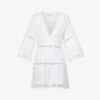 Melissa Odabash Victoria Semi-sheer Cotton Cover-up -Closet By She R04100773 WHITE M