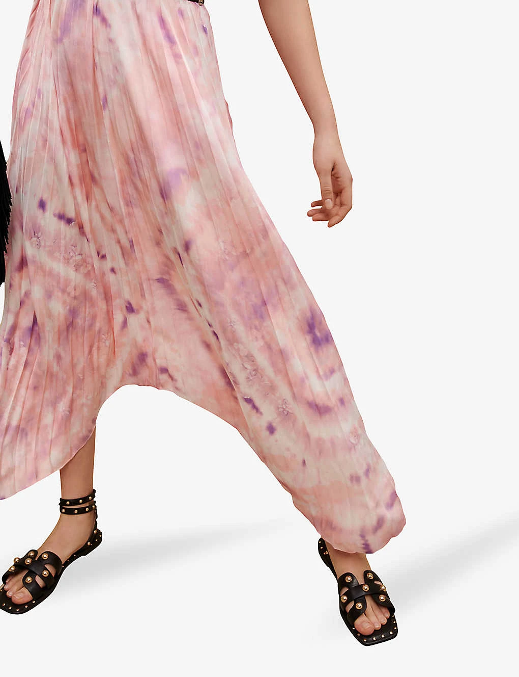 Maje Graphic-print Asymmetric-hem Woven Midi Skirt 7 Maje Graphic-print Asymmetric-hem Woven Midi Skirt - Image 5
