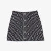 Maje Jasmina Jacquard Mini Skirt -Closet By She R04101723 NOIRGRIS M