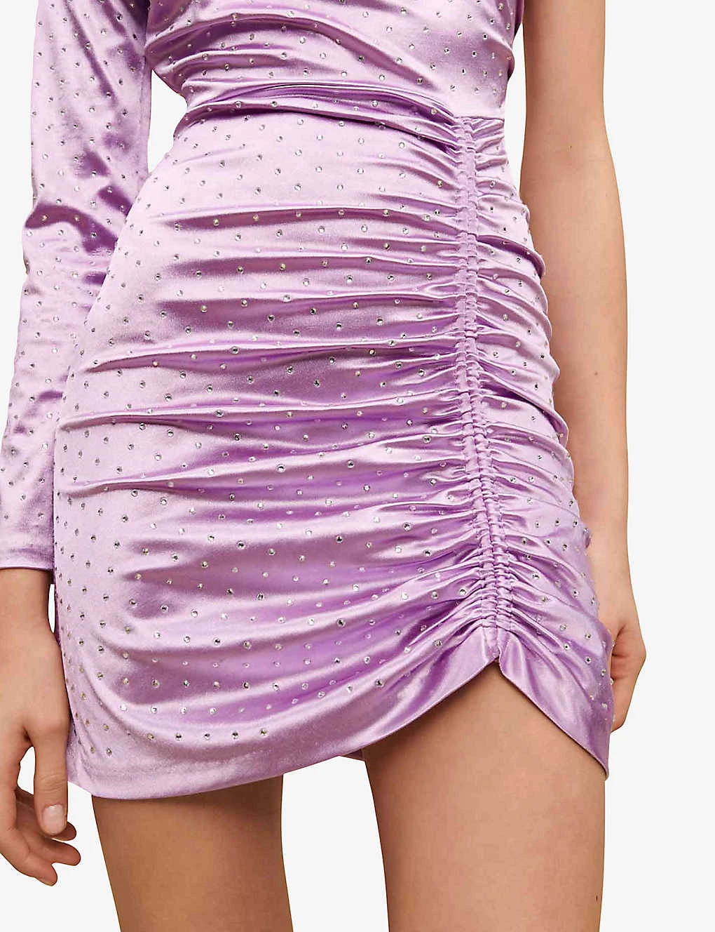 Maje Raparme Embellished Satin Mini Dress 7 Maje Raparme Embellished Satin Mini Dress - Image 5