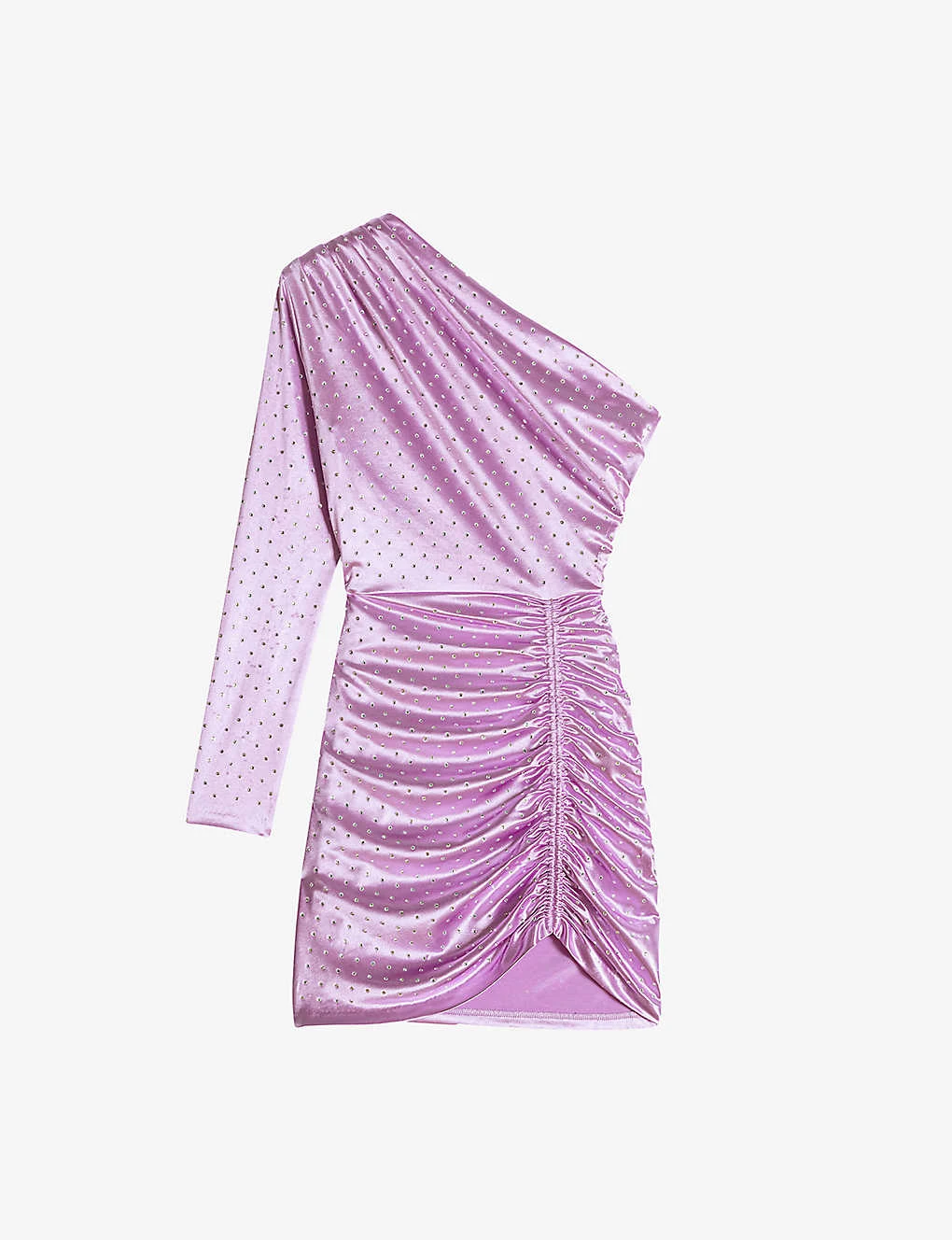 Maje Raparme Embellished Satin Mini Dress 3 Maje Raparme Embellished Satin Mini Dress