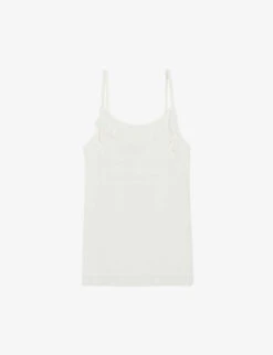 CLAUDIE PIERLOT Murmuri Ruffle-trim Woven Vest Top