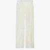 CLAUDIE PIERLOT Sequin-embellished Wide-leg Mid-rise Stretch-woven Trousers
