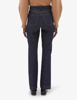 CLAUDIE PIERLOT Paolong High-rise Stretch-denim Trousers -Closet By She R04104792 DENIMJEAN ALT03