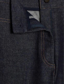 CLAUDIE PIERLOT Paolong High-rise Stretch-denim Trousers -Closet By She R04104792 DENIMJEAN ALT05