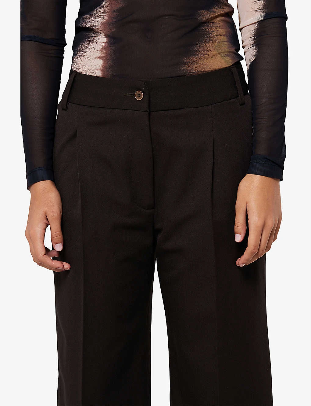 Germaine Straight-leg Mid-rise Recycled-polyester Trousers 7 Germaine Straight-leg Mid-rise Recycled-polyester Trousers - Image 5