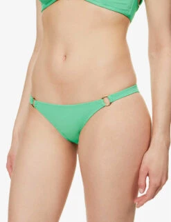 Melissa Odabash Greece Low-rise Bikini Bottoms -Closet By She R04111509 GREEN ALT02