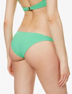 Melissa Odabash Greece Low-rise Bikini Bottoms -Closet By She R04111509 GREEN ALT03