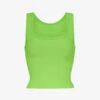 Ribbed Stretch-cotton Tank Top
