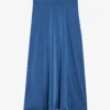 CLAUDIE PIERLOT Sapino Mid-rise Flared Satin Midi Skirt -Closet By She R04121430 BLEUS M