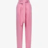 Reiss Kaylee Belted Tapered-leg High-rise Woven Trousers