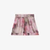 Ted Baker Floral-print Tailored High-rise Woven Shorts -Closet By She R04122510 CORAL M