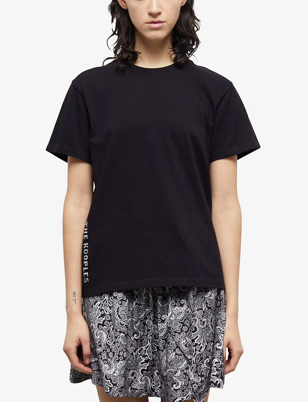 THE KOOPLES Graphic-print Crew-neck Cotton T-shirt 5 THE KOOPLES Graphic-print Crew-neck Cotton T-shirt - Image 3