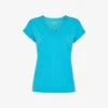 Whistles Willa Organic Cotton-jersey T-shirt -Closet By She R04129281 TURQUOISE M