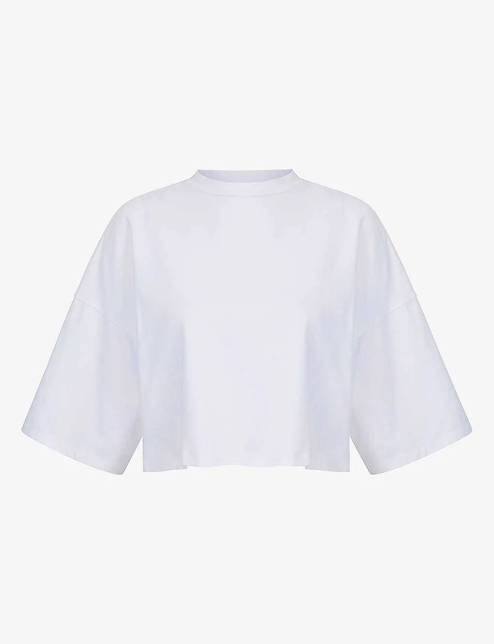 Frances Cropped Oversized Stretch-cotton T-shirt 3 Frances Cropped Oversized Stretch-cotton T-shirt