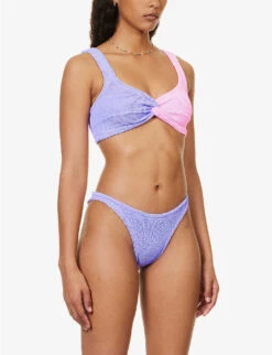 Duo Chelsea Twisted-knot Bikini -Closet By She R04130204 LILACBUBBLEGUM ALT02