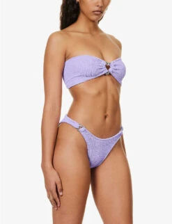 Nicole Crystal-embellished High-rise Bikini -Closet By She R04130206 LILACSILVER ALT02