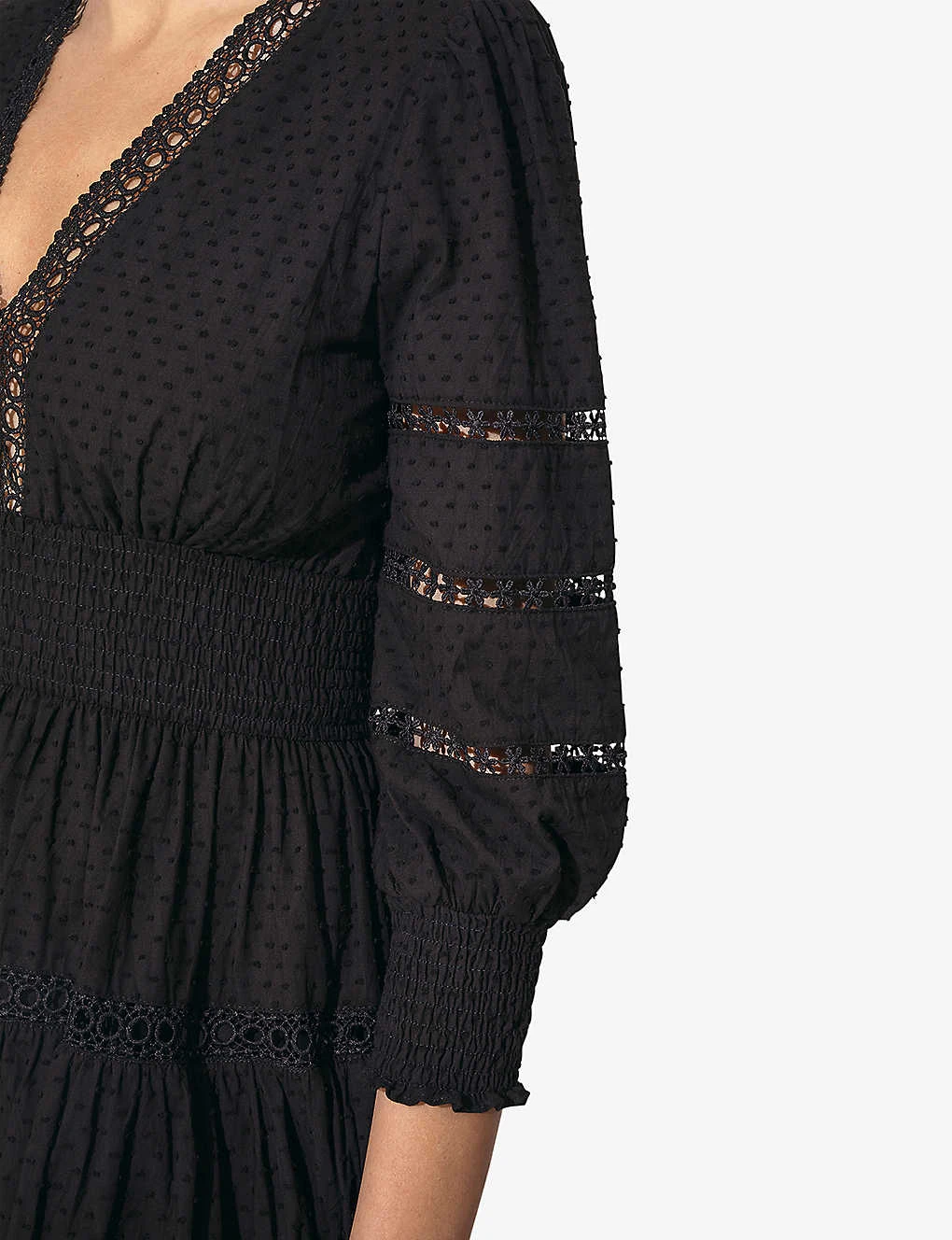 By Malina Inez V-neck Cotton Mini Dress 7 By Malina Inez V-neck Cotton Mini Dress - Image 5