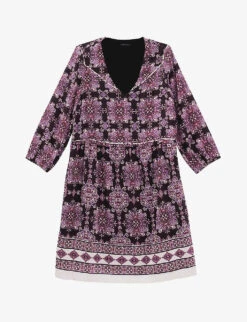 Ikks Boho-print Woven Mini Dress