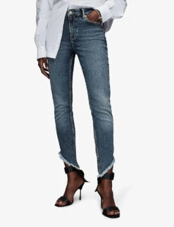 AllSaints Dax Skinny-leg Mid-rise Jeans -Closet By She R04134487 HUNTERBLUE ALT04