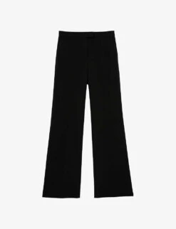 THE KOOPLES Straight-leg High-rise Crepe Trousers