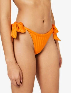 Faithfull The Brand Costa Mid-rise Bikini Bottoms -Closet By She R04135570 TURMERIC ALT02