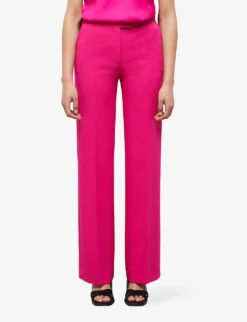 THE KOOPLES Straight-leg High-rise Stretch-woven Trousers 9 THE KOOPLES Straight-leg High-rise Stretch-woven Trousers -Closet By She R04135861 PIN01 ALT02