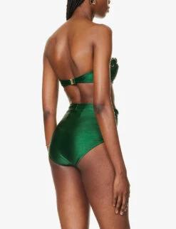 Zimmermann Devi Balconette Bikini Top -Closet By She R04136560 EMERALD ALT03