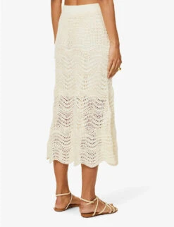 Zimmermann Zim Devi Textured Knit Skrt -Closet By She R04136566 CREAM ALT03