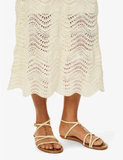Zimmermann Zim Devi Textured Knit Skrt -Closet By She R04136566 CREAM ALT04