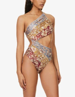 Zimmermann Chintz Floral-print Swimsuit -Closet By She R04136576 SPLICED ALT02