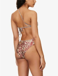 Zimmermann Chintz Floral-print Swimsuit -Closet By She R04136576 SPLICED ALT03