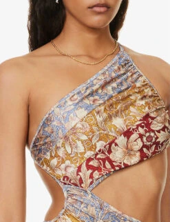 Zimmermann Chintz Floral-print Swimsuit -Closet By She R04136576 SPLICED ALT04