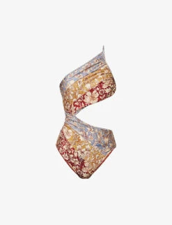 Zimmermann Chintz Floral-print Swimsuit